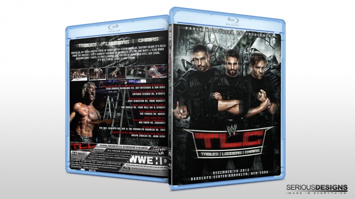 WWE TLC 2012 box art cover