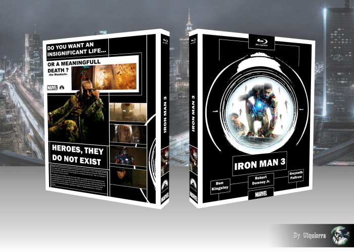 Iron Man 3 box art cover