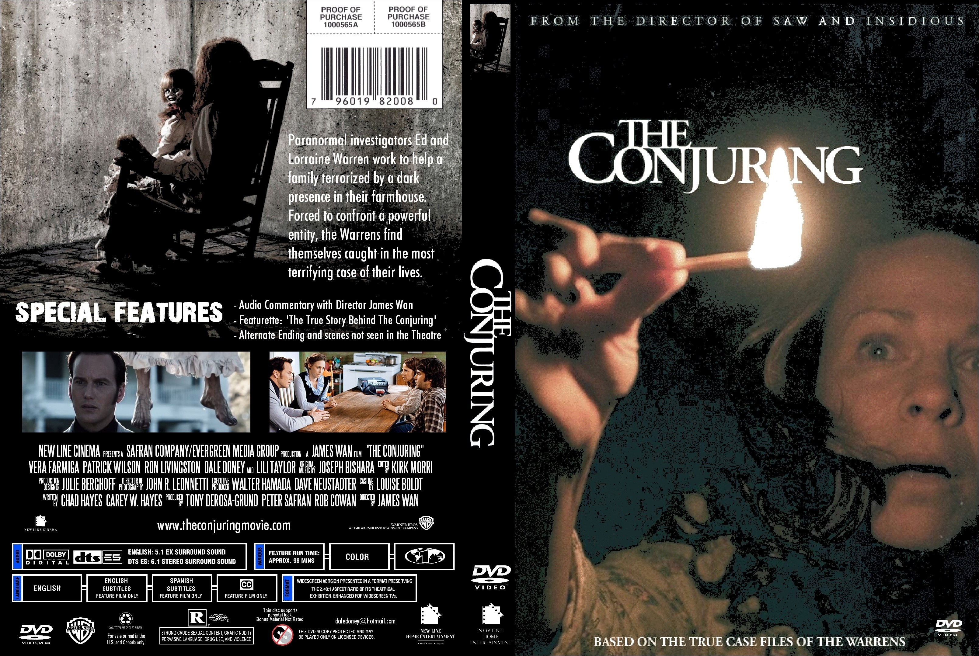 The Conjuring box cover