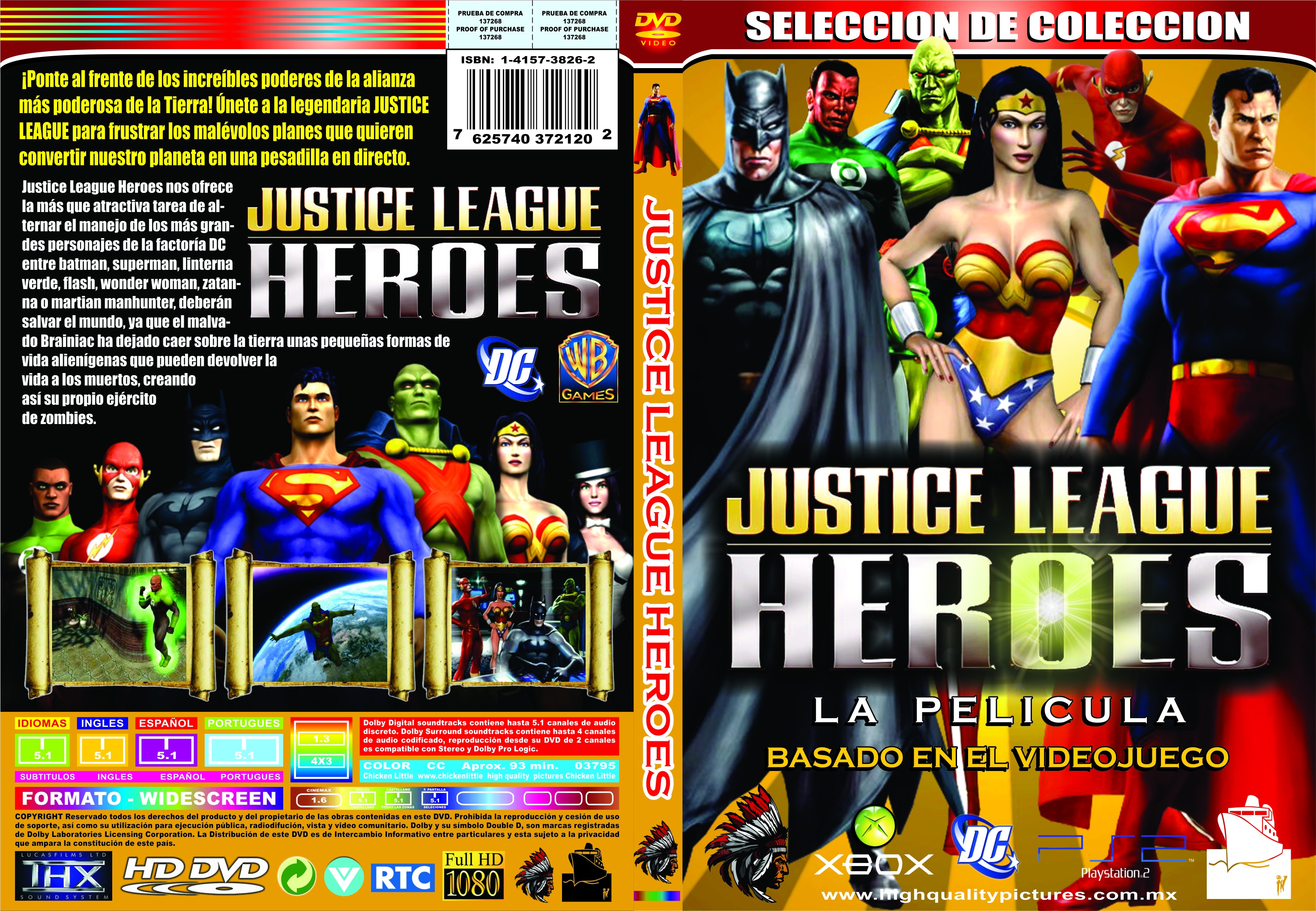 Justice League Heroes box cover