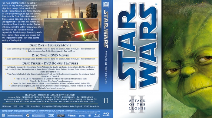 Star Wars II : Attack of the Clones box art cover