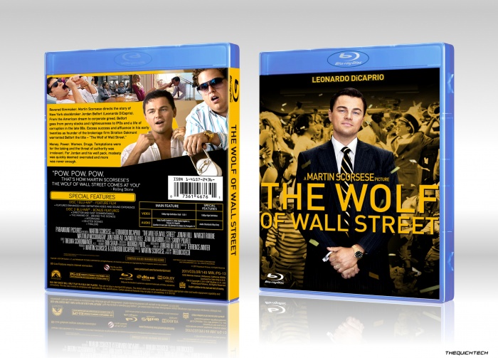 The Wolf Of Wall Street box art cover