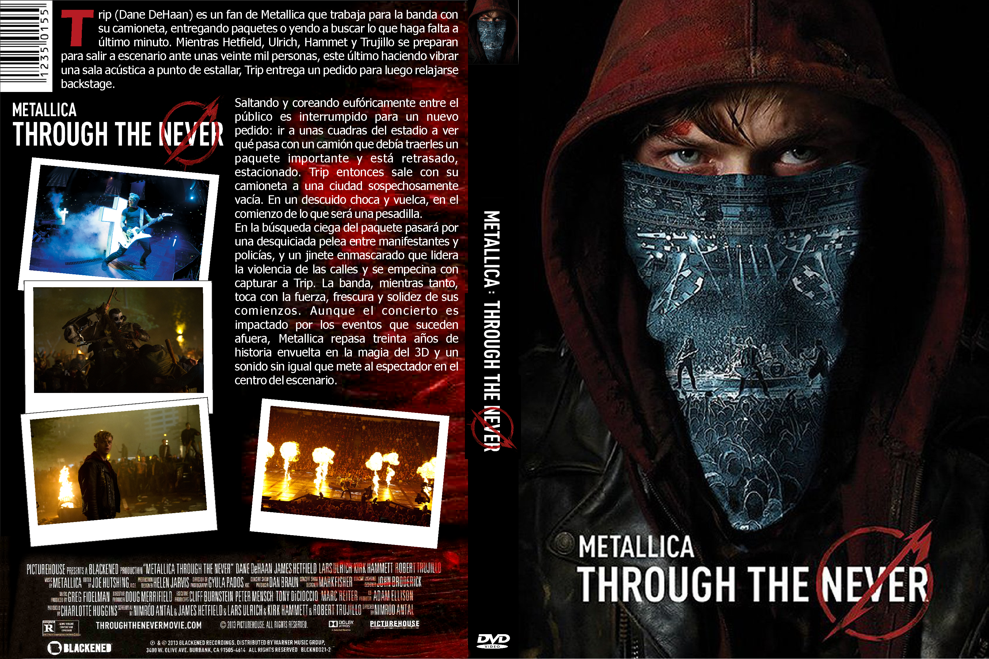 Metallica Through The Never box cover