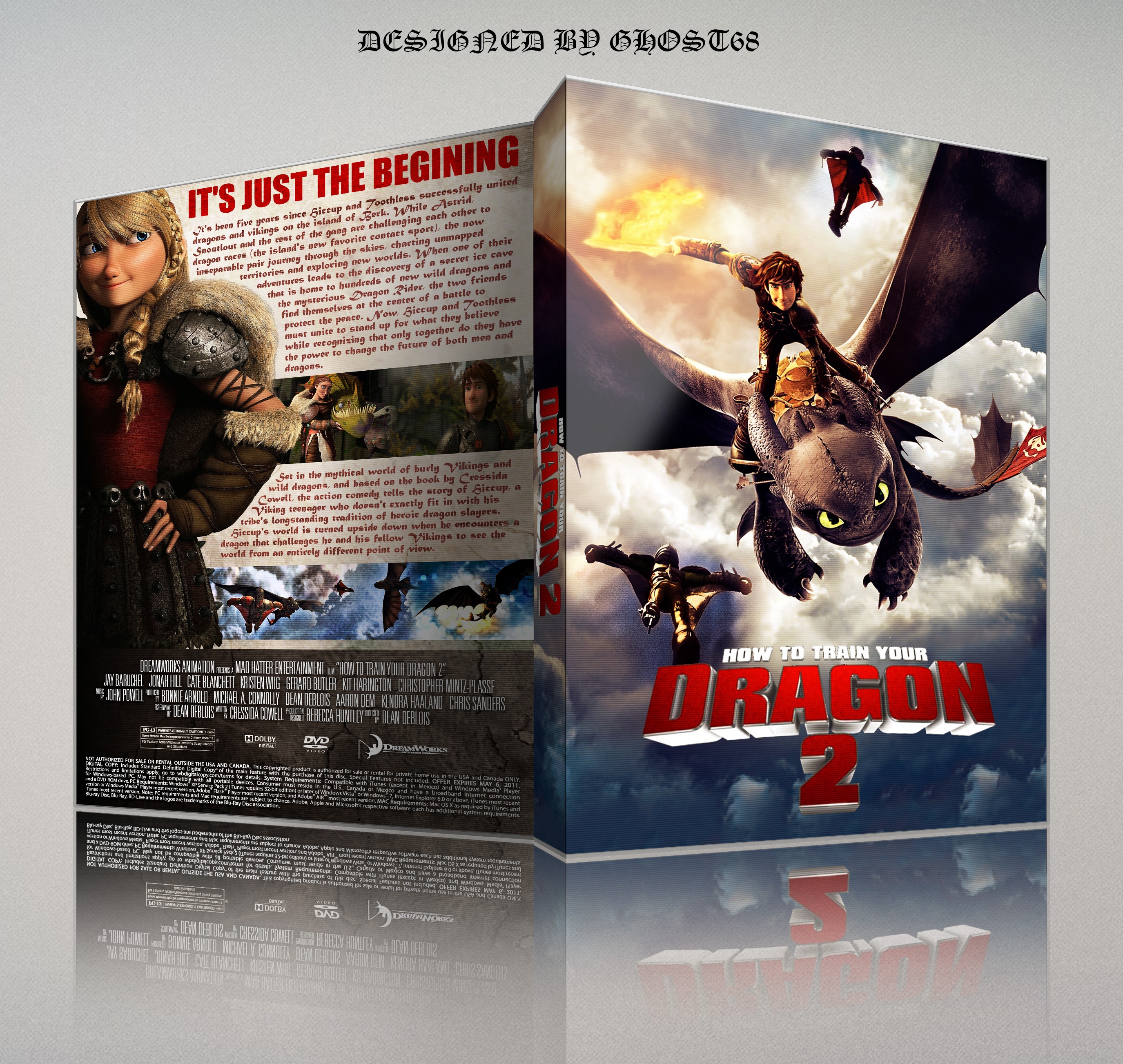 How To Train Your Dragon 2 box cover