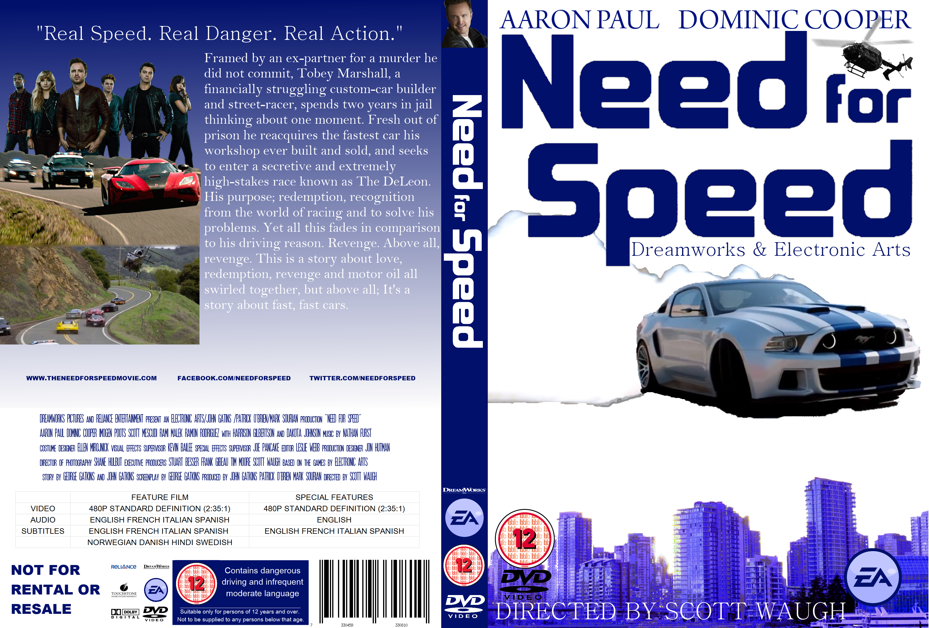 Need For Speed box cover