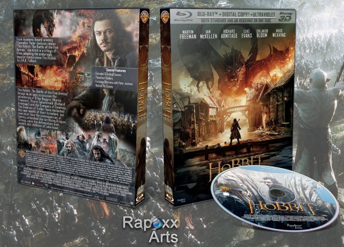 The Hobbit: The Battle of The Five Armies box art cover