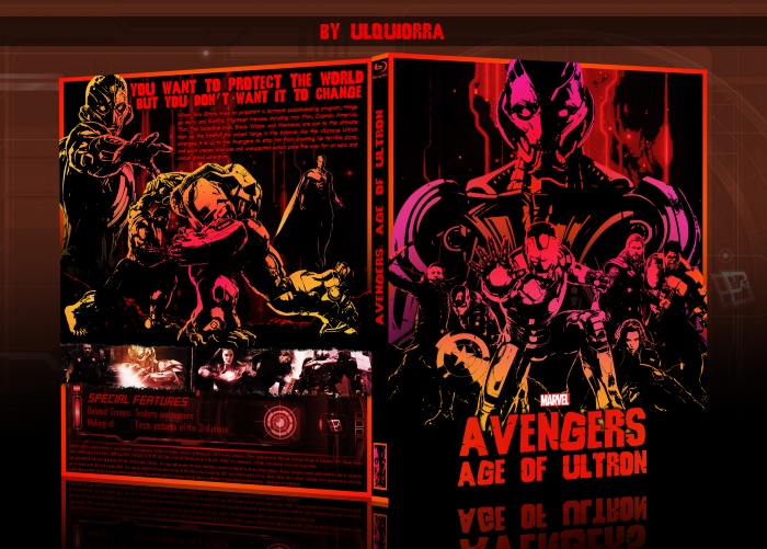 Avengers: Age Of Ultron box art cover