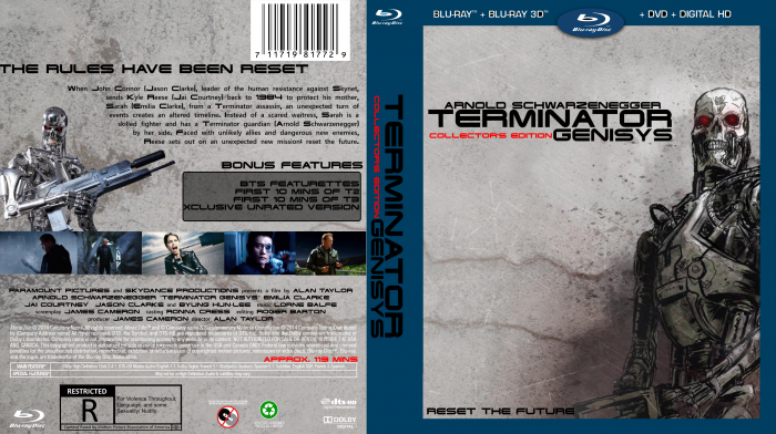 Terminator: Genisys box art cover