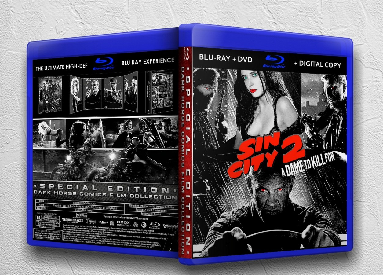 Sin City A Dame to Kill For box cover