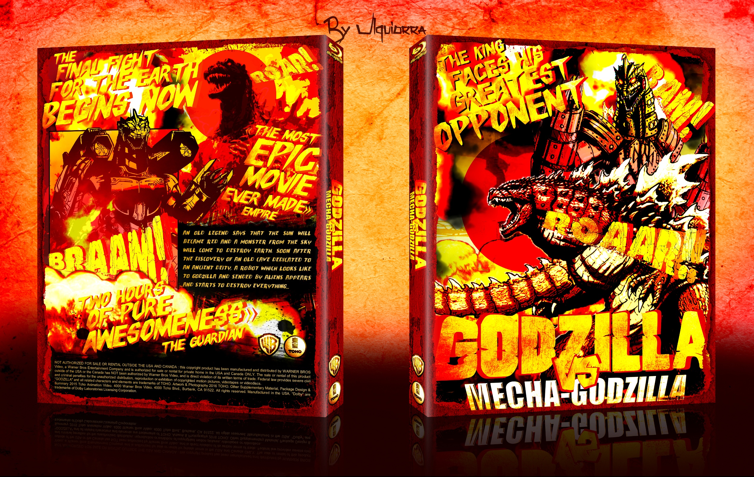 Godzilla VS Mecha-Godzilla box cover