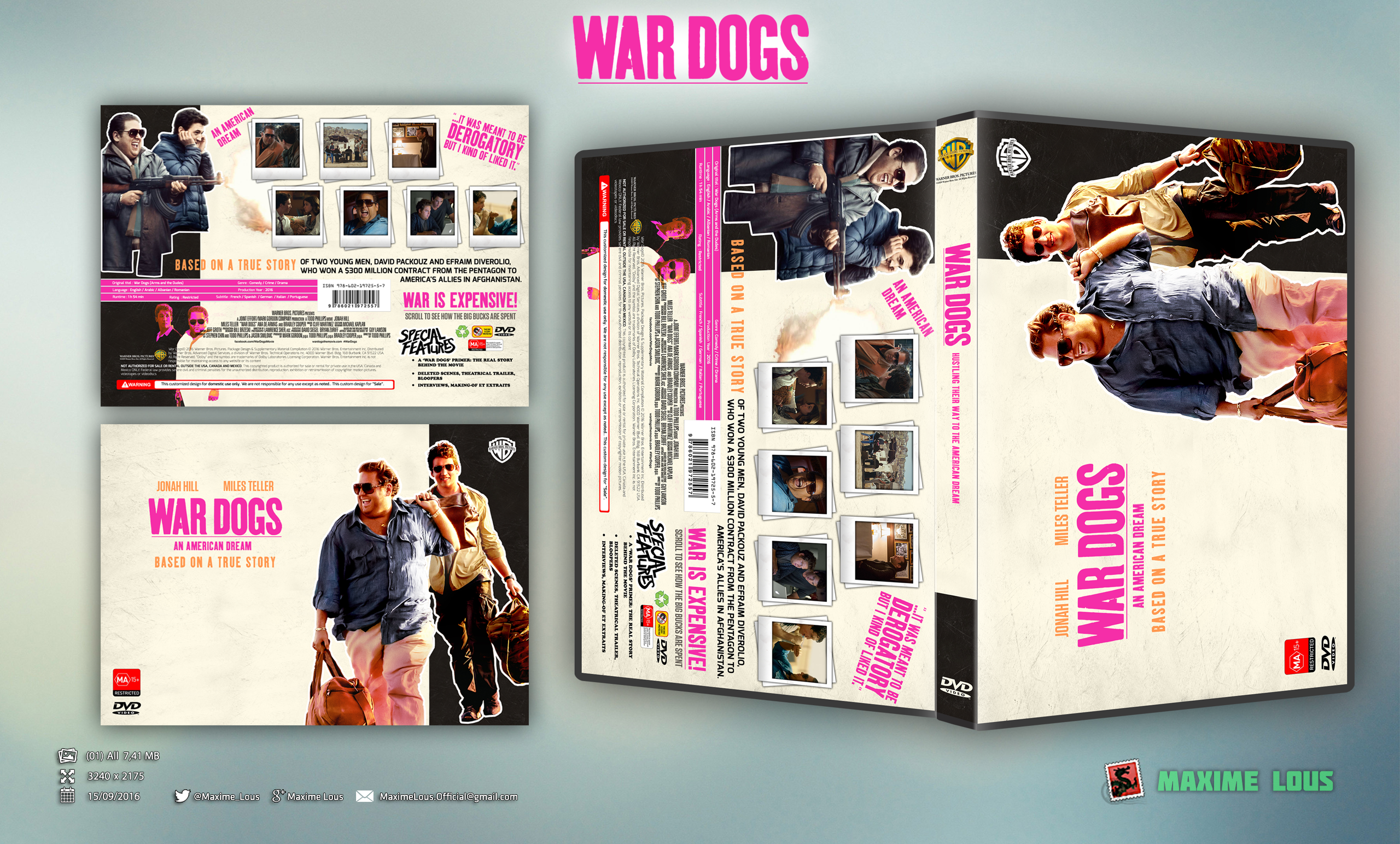 War dogs (2016) box cover