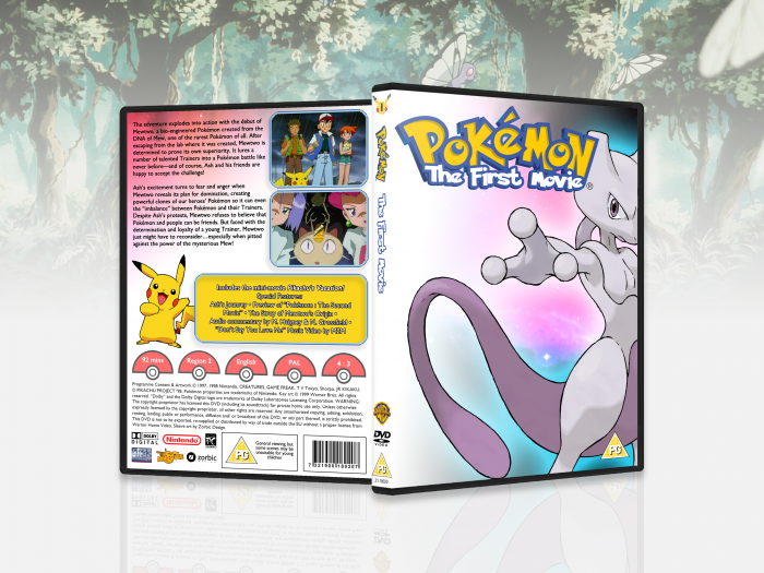 Pokémon: The First Movie box art cover