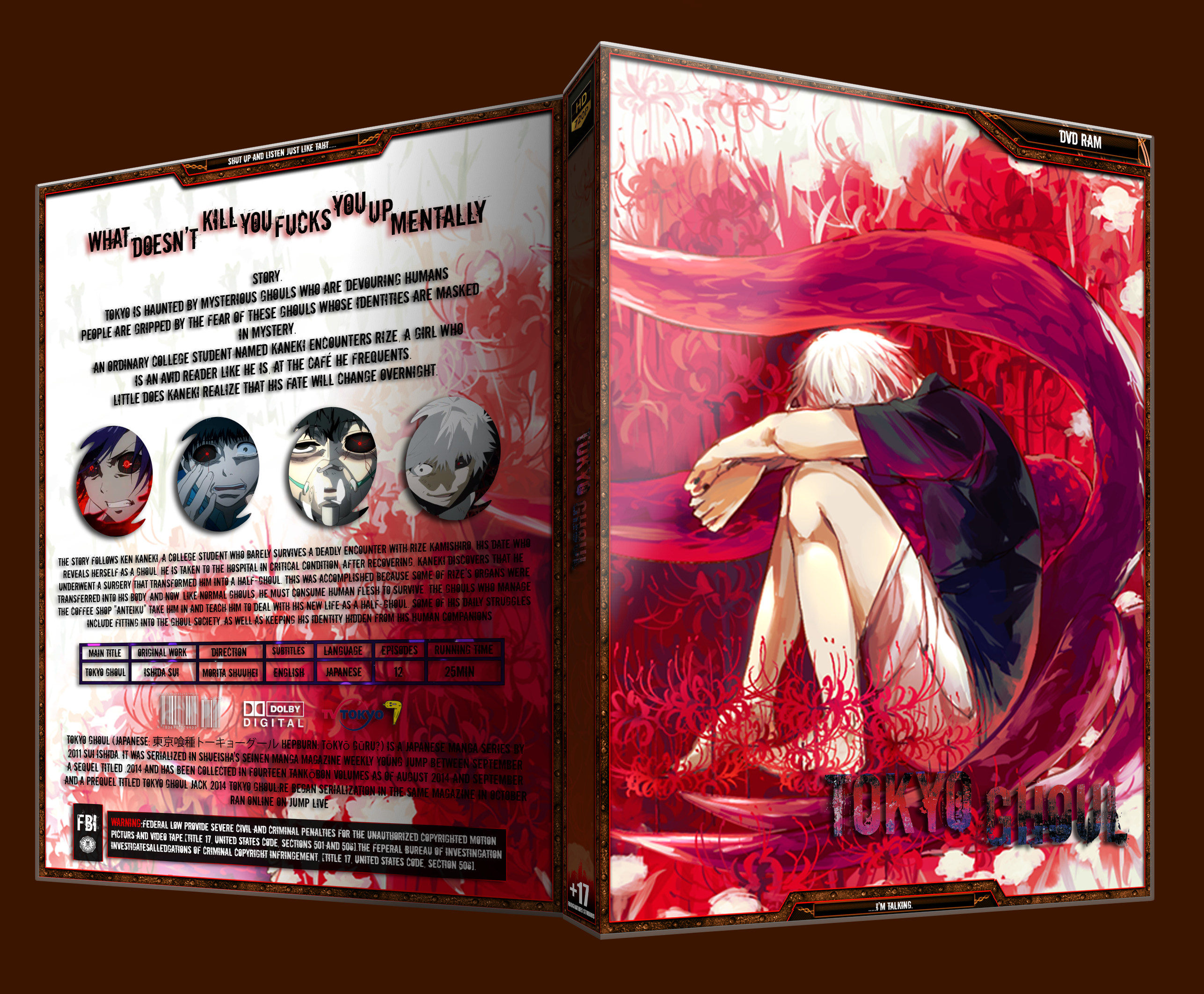 Tokyo Ghoul box cover