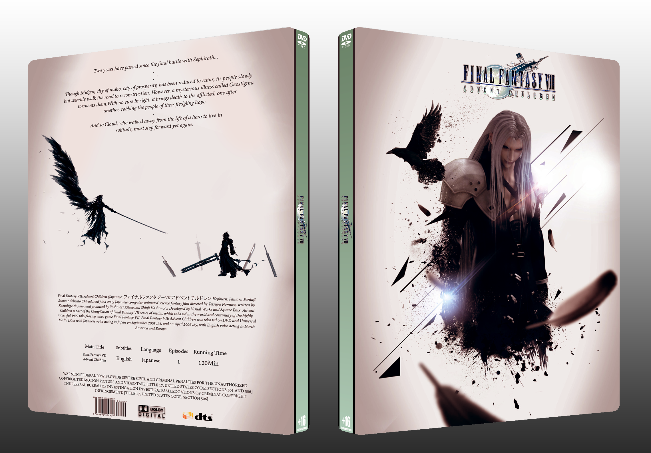 Final Fantasy Advent Children box cover
