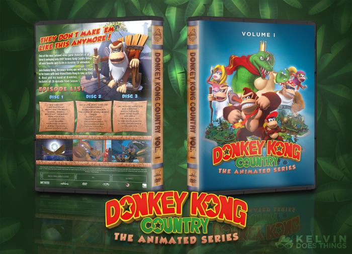 Donkey Kong Country box art cover