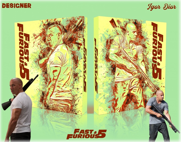 Fast & Furious 5 box art cover