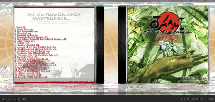 Okami: Official Soundtrack box art cover