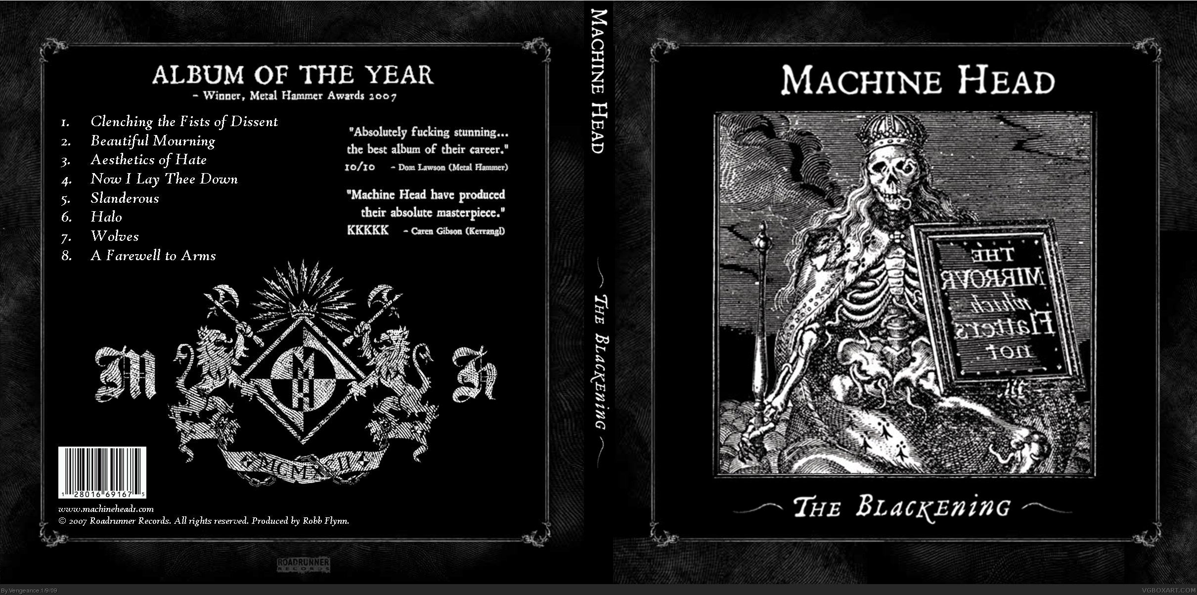 Machine Head - The Blackening box cover