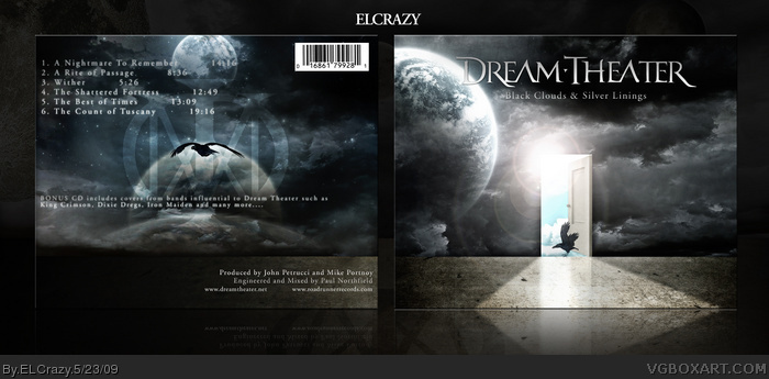 Dream Theater: Black Clouds and Silver Linings box art cover