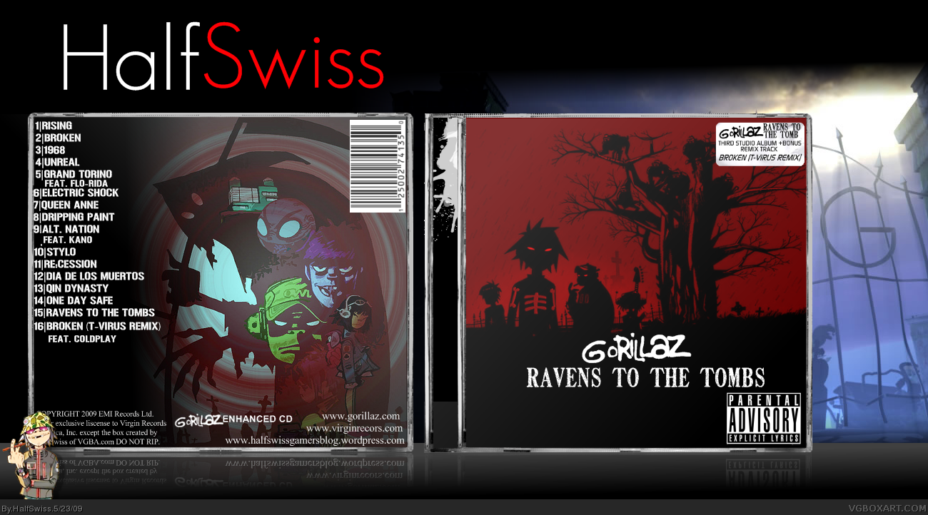 Gorillaz: Ravens to the Tombs box cover