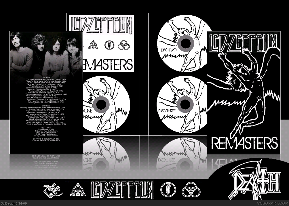 Led Zeppelin Remasters box cover