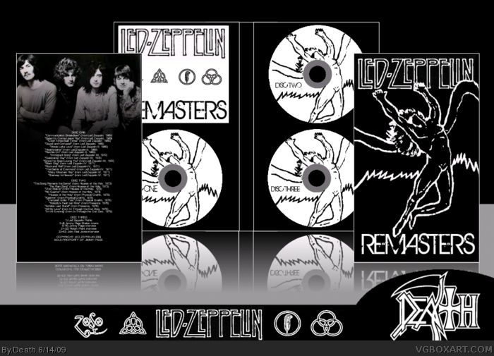 Led Zeppelin Remasters box art cover
