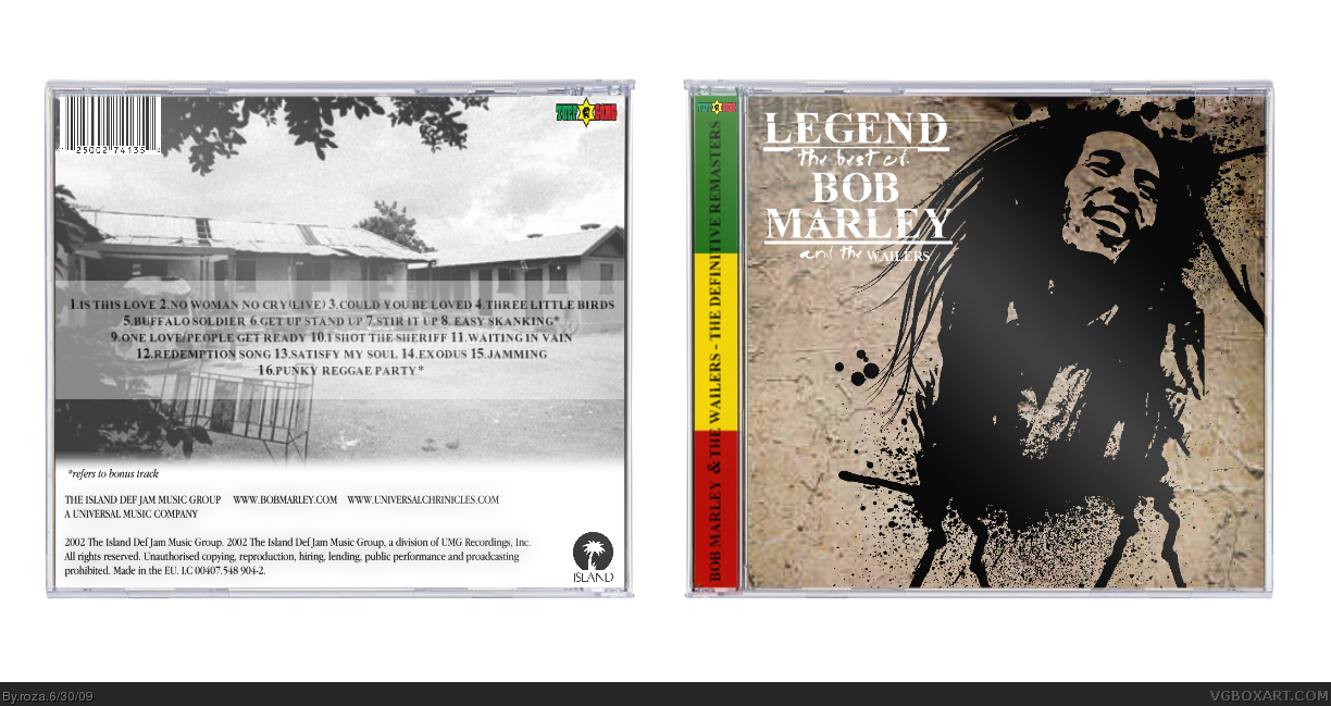 Bob Marley & The Wailers: Legend box cover