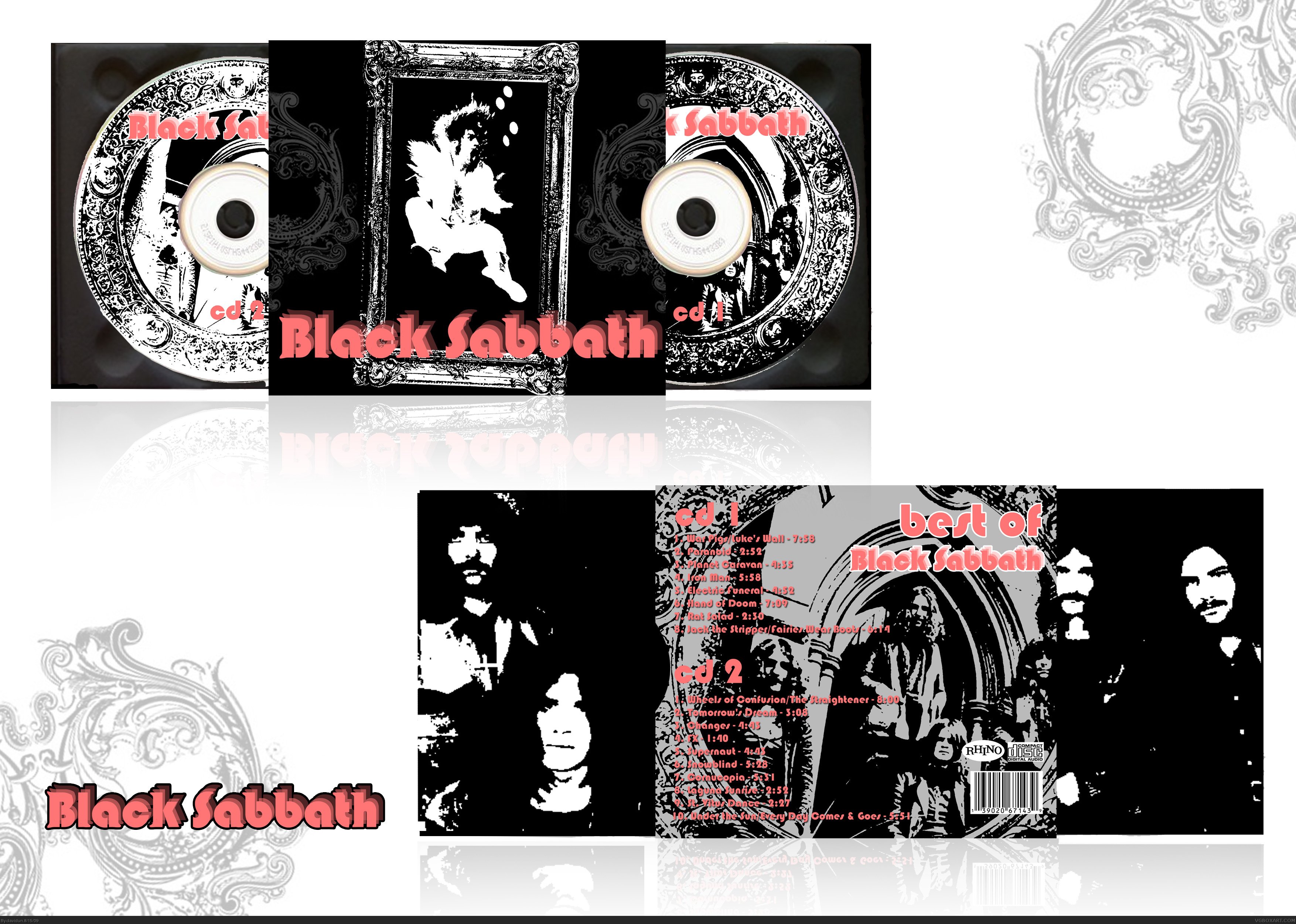 Black sabbath best of box cover