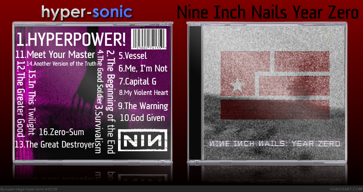 Nine Inch Nails: Year Zero box cover
