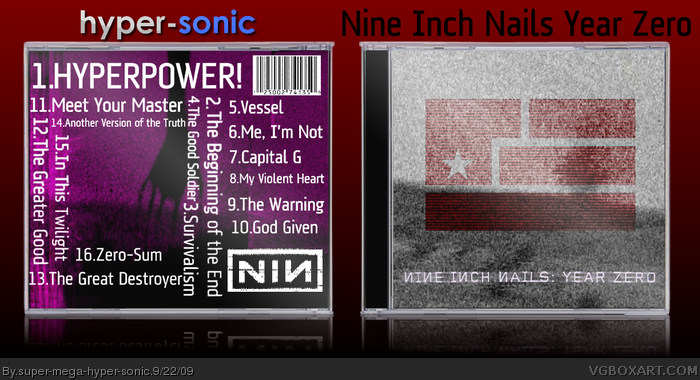 Nine Inch Nails: Year Zero box art cover
