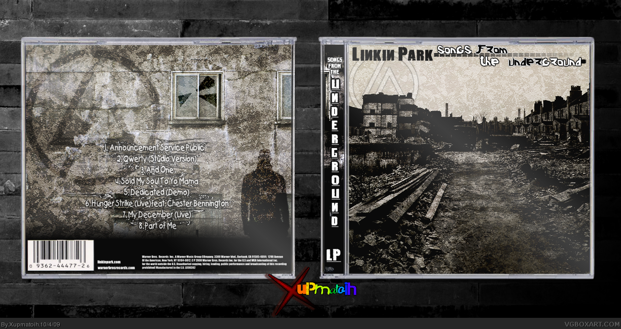 Linkin Park: Songs from the Underground box cover