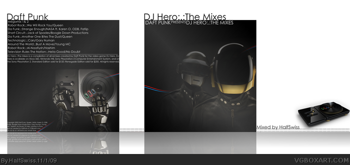 Daft Punk: DJ Hero:.:The Mixes box art cover