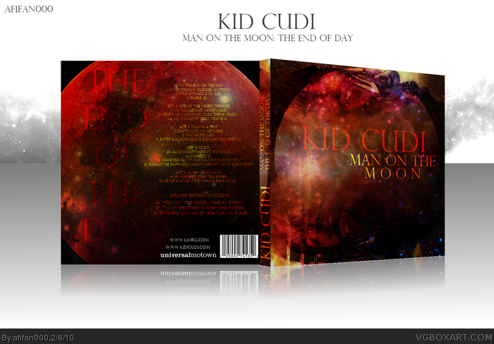 Kid Cudi: Man on the Moon/The End of Day box art cover