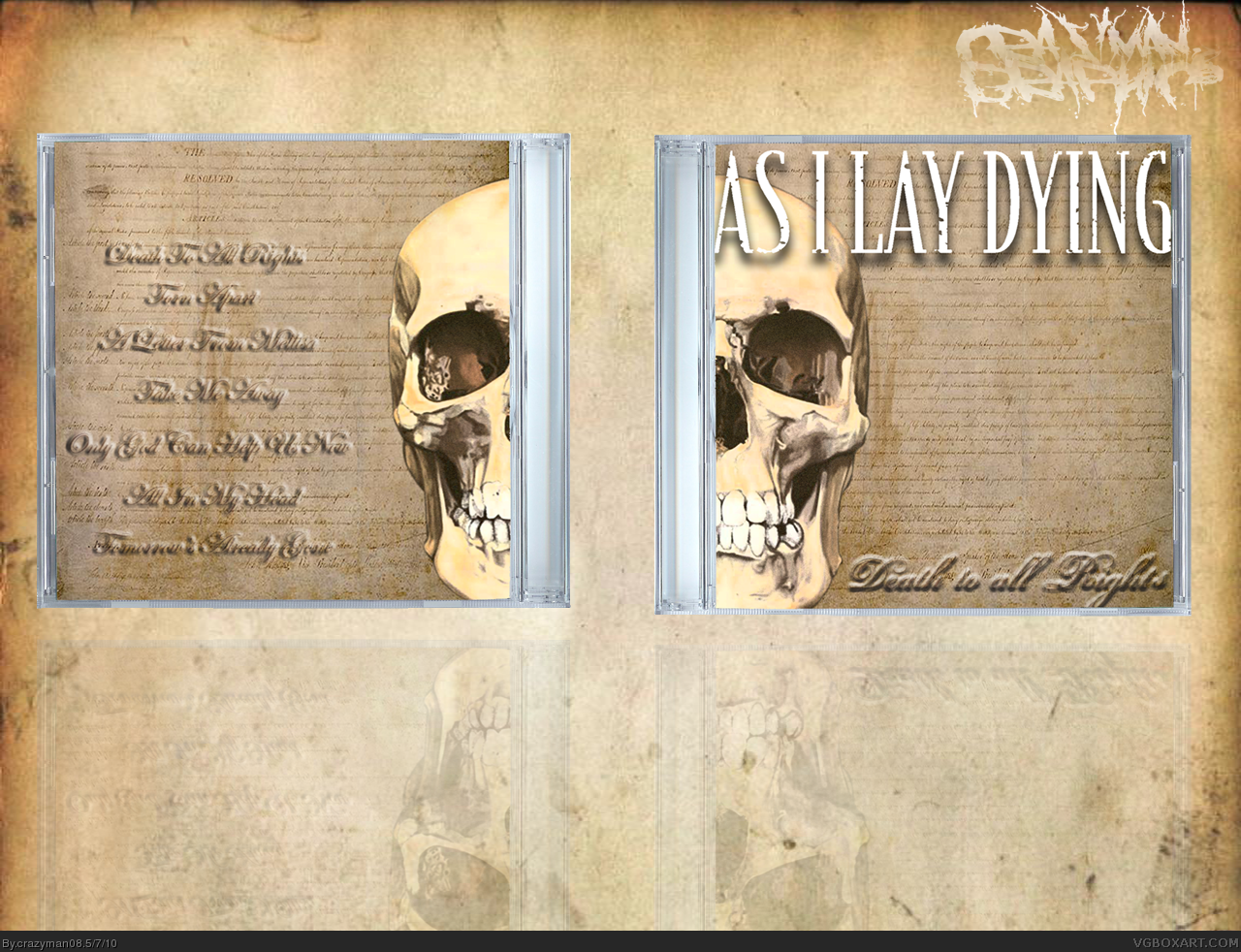 As I Lay Dying: Death To All Rights box cover