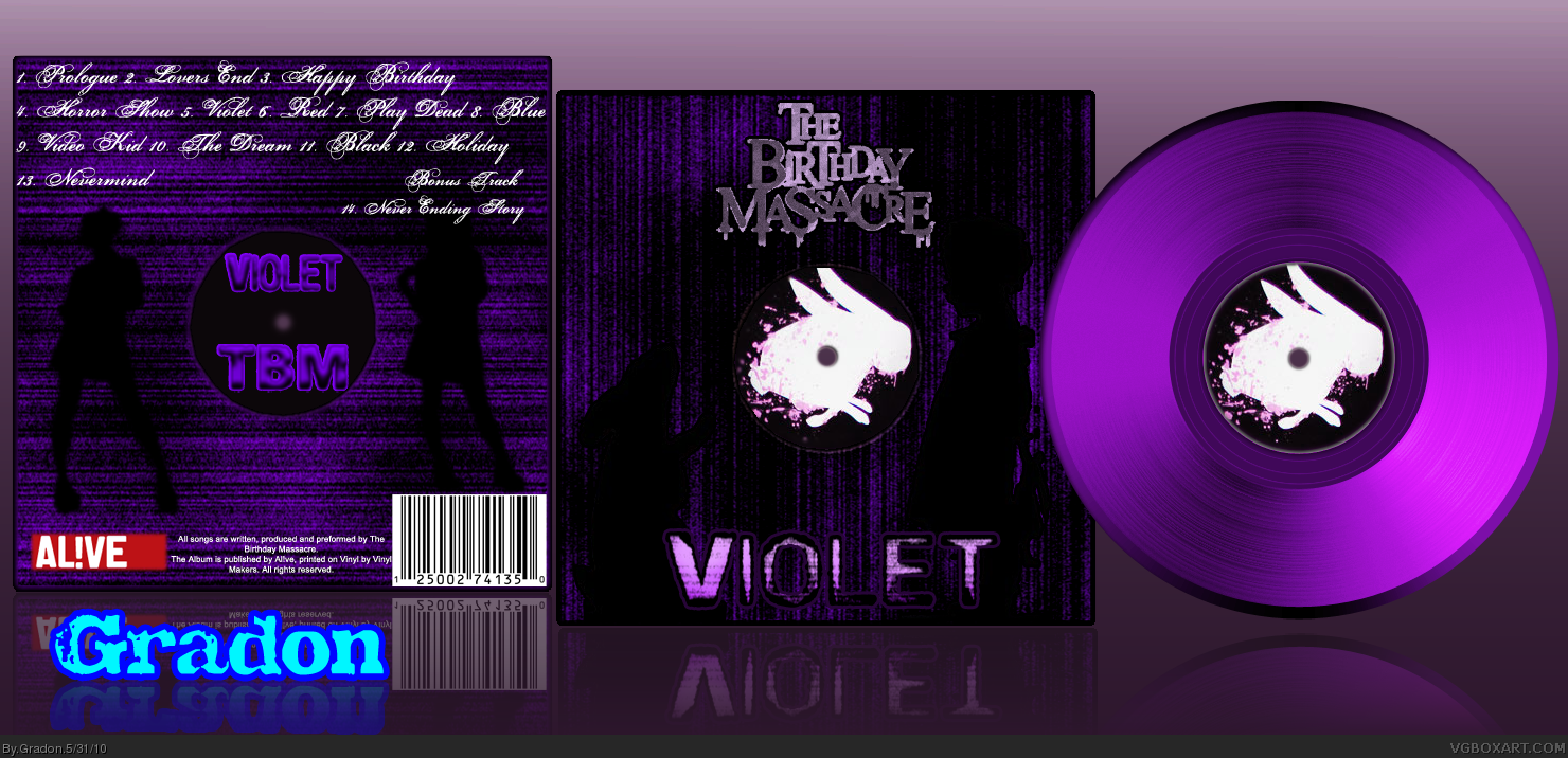 The Bithday Massacre: Violet box cover