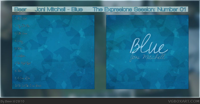 Blue - Joni Mitchell box art cover