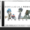 Gorillaz: Fire Coming Out... (A.J. Remix) - Single Box Art Cover