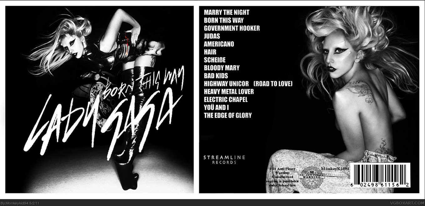 Lady GaGa - Born This Way box cover