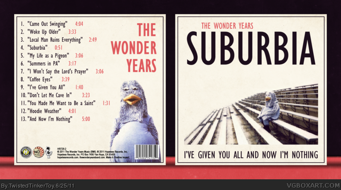 The Wonder Years - Suburbia I've Given You All box art cover