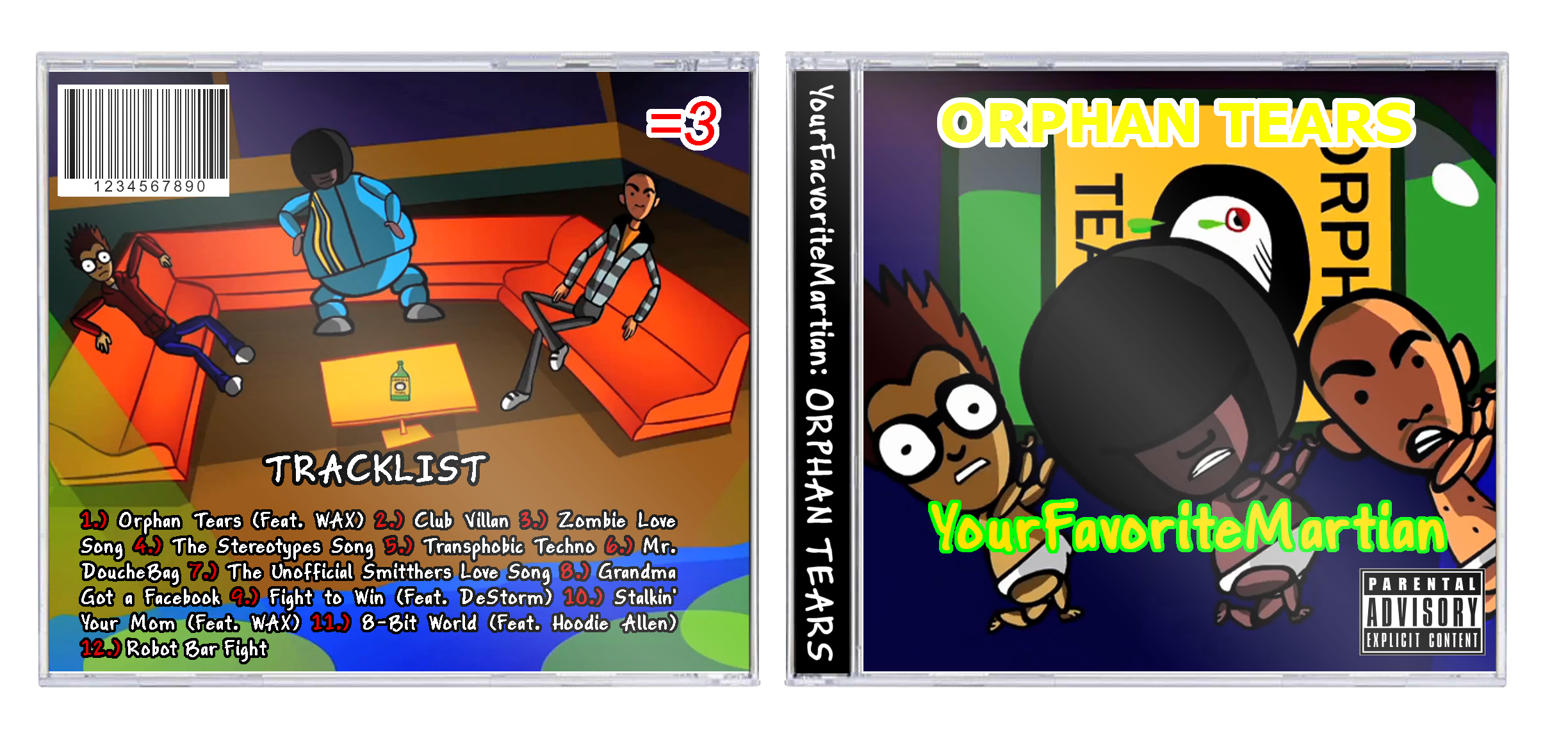 YourFavoriteMartian - ORPHAN TEARS box cover