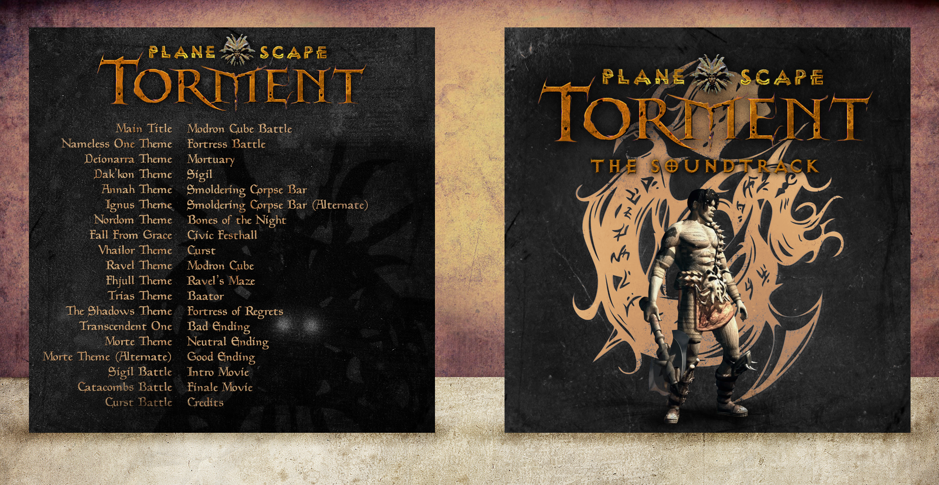 Planscape: Torment - The Soundtrack box cover