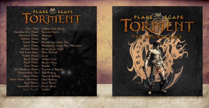 Planscape: Torment - The Soundtrack box art cover
