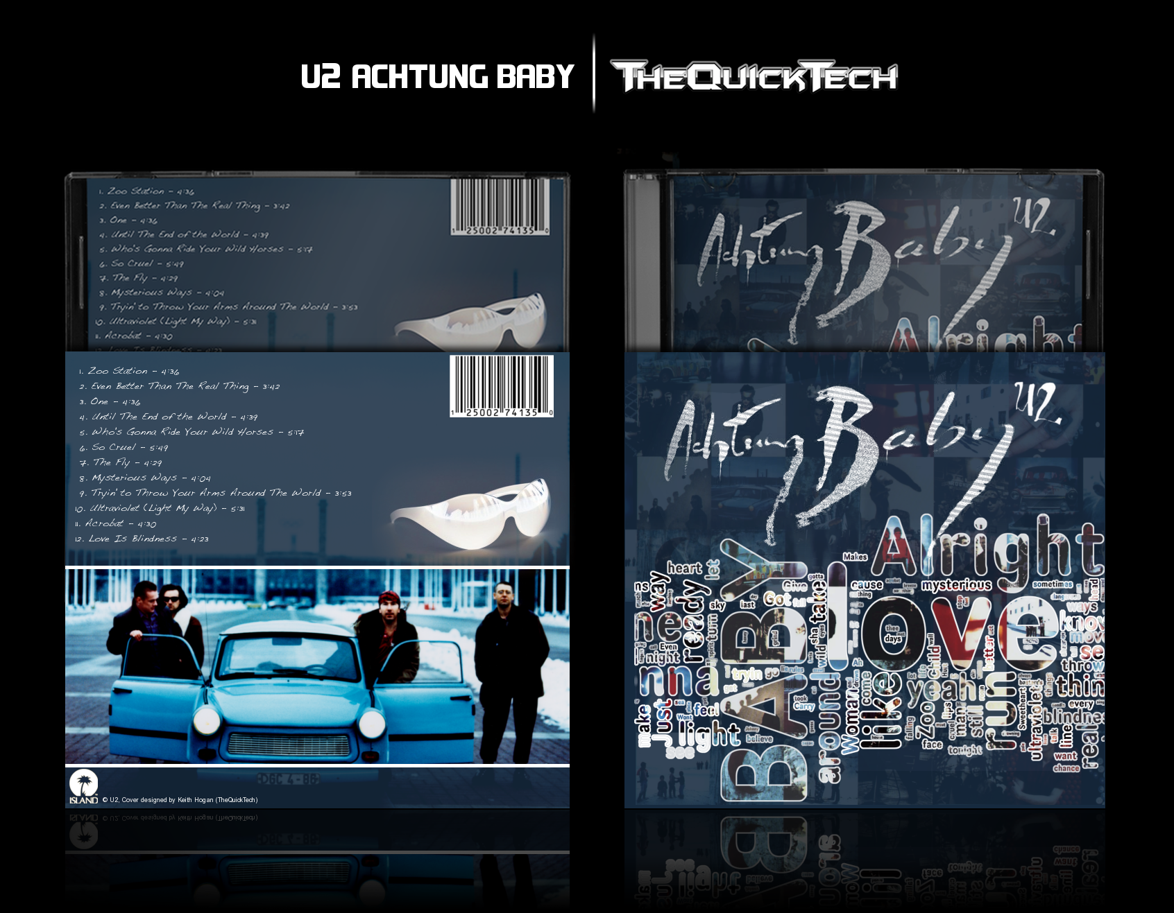 U2 - Achtung Baby box cover