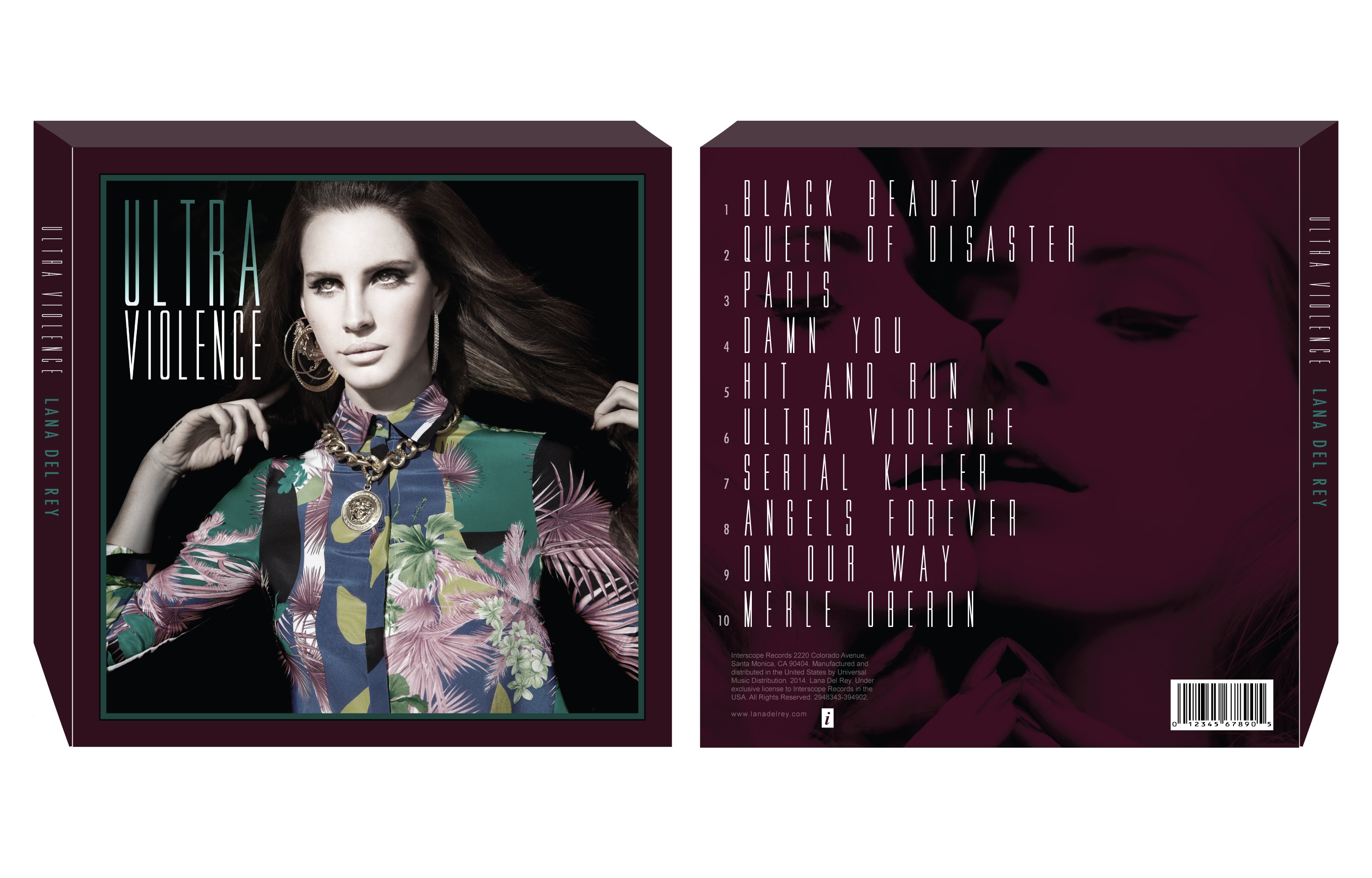 Lana Del Rey: Ultra Violence box cover