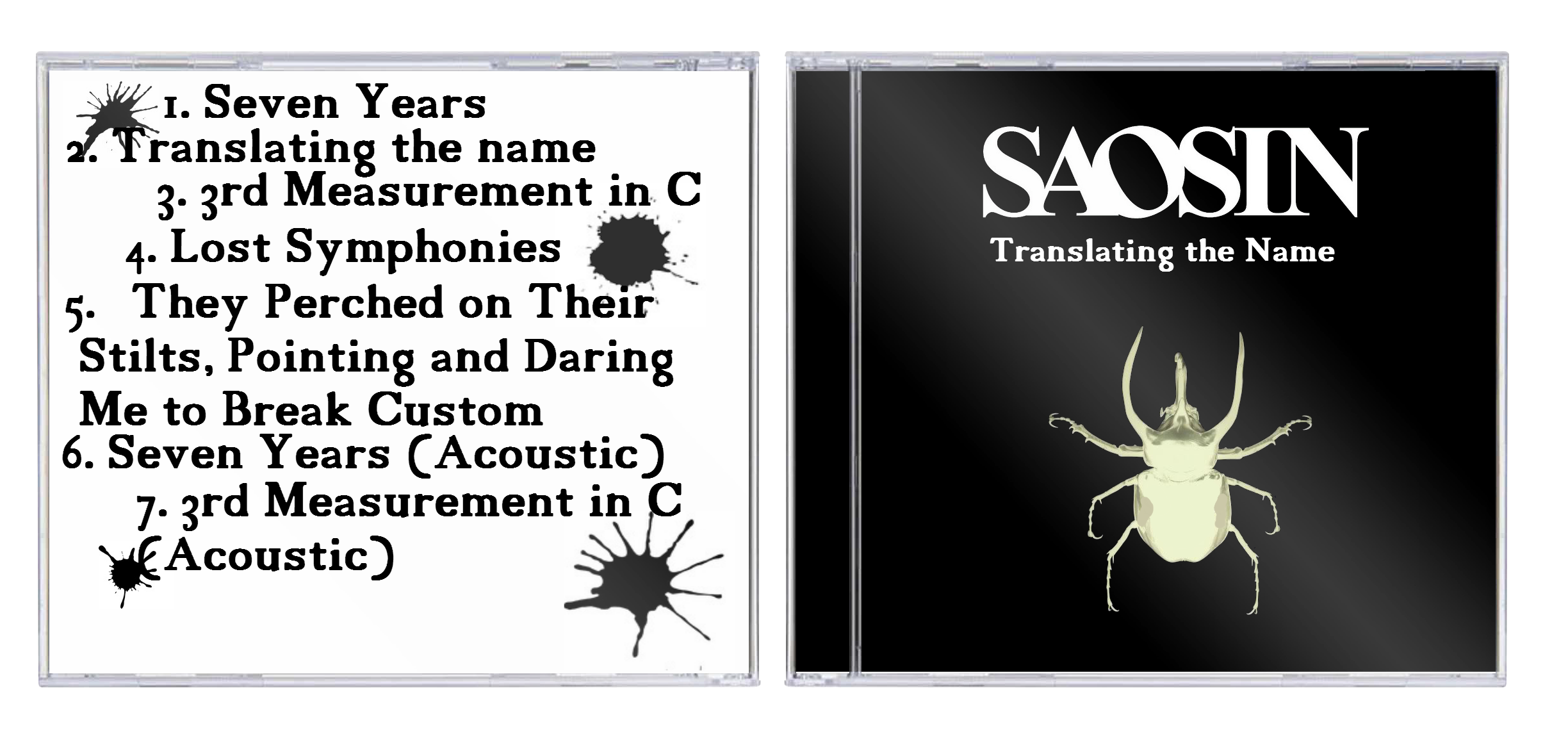 Saosin: Translating The Name EP box cover