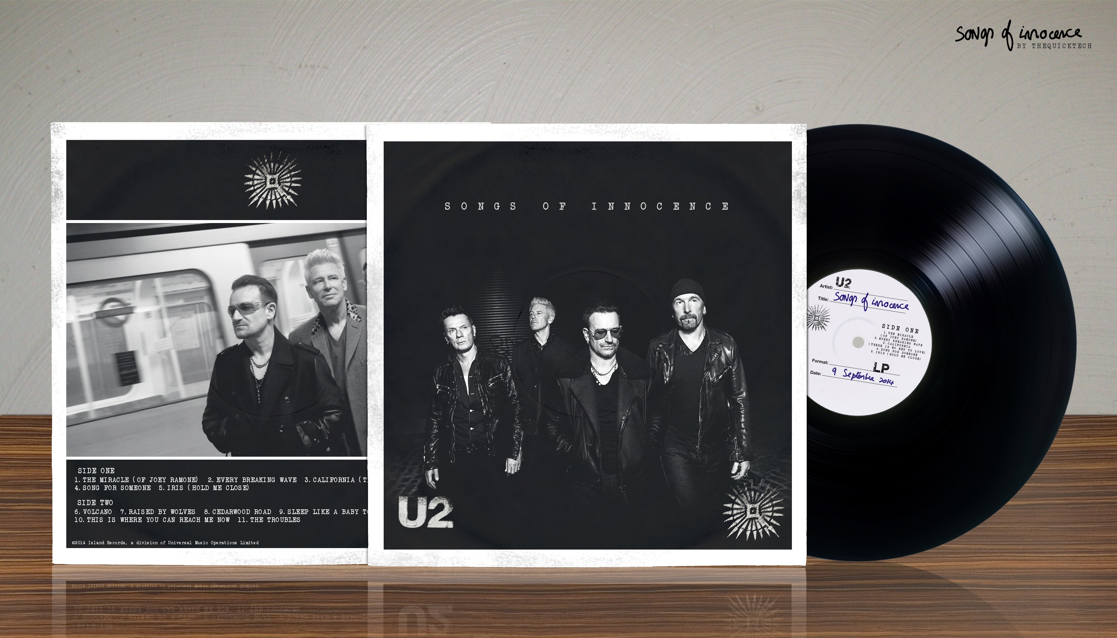 U2 - Songs of Innocence box cover