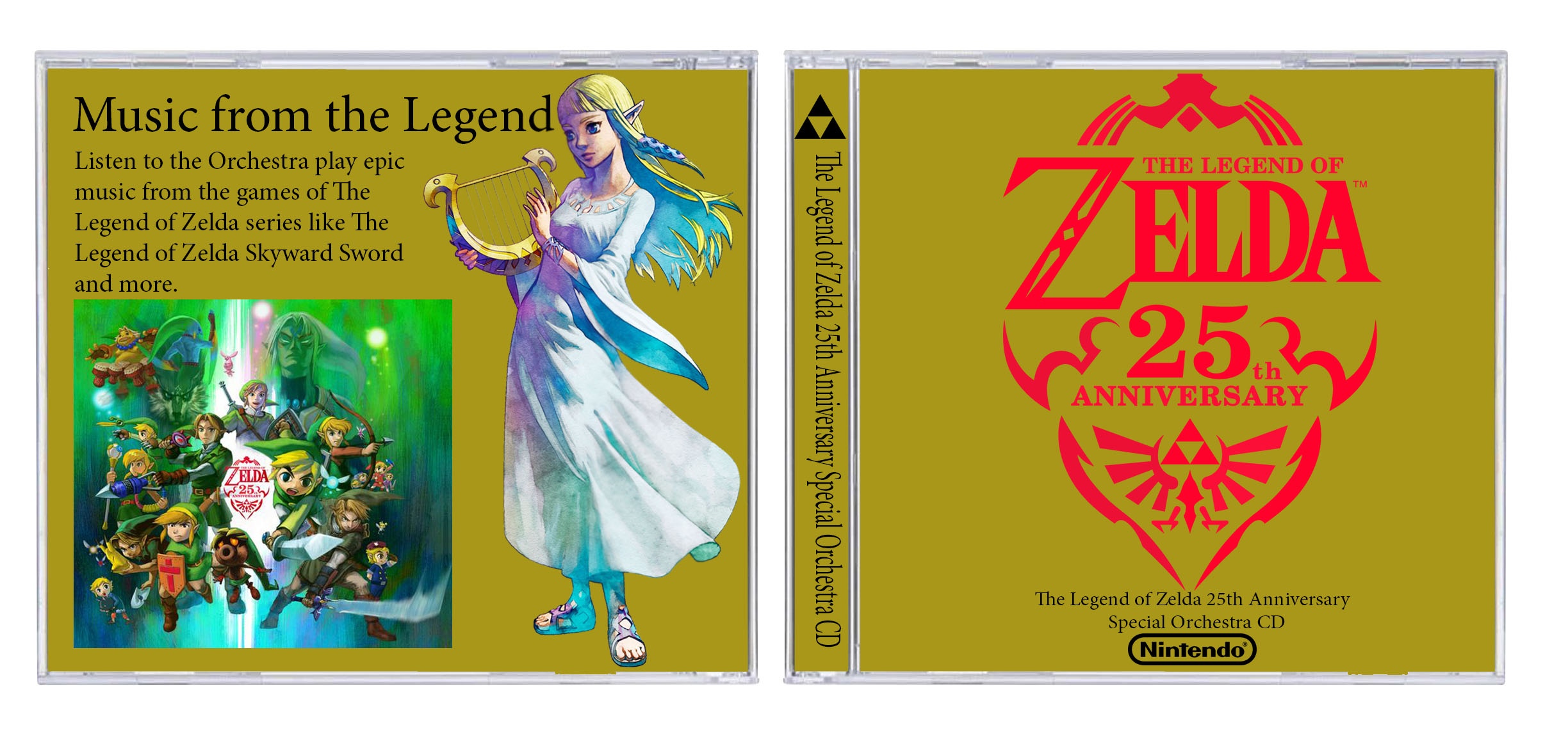 The Legend of Zelda Special Orchestra CD Case box cover