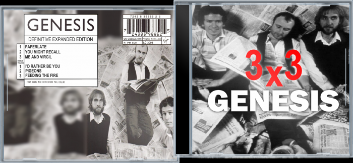 Genesis - 3x3 box art cover