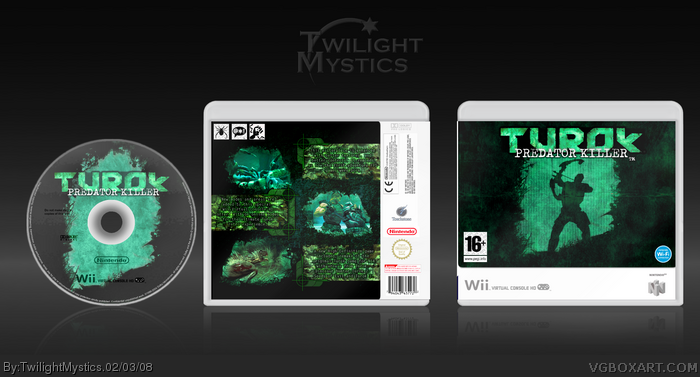 Turok: Predator Killer (Wii Virtual Console HD) box art cover