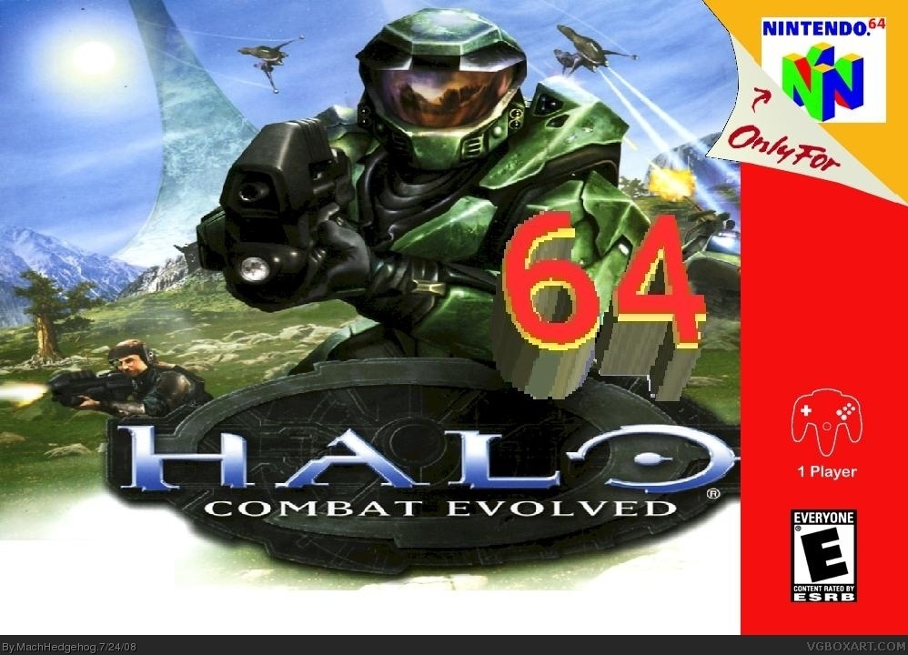 Halo 64 box cover